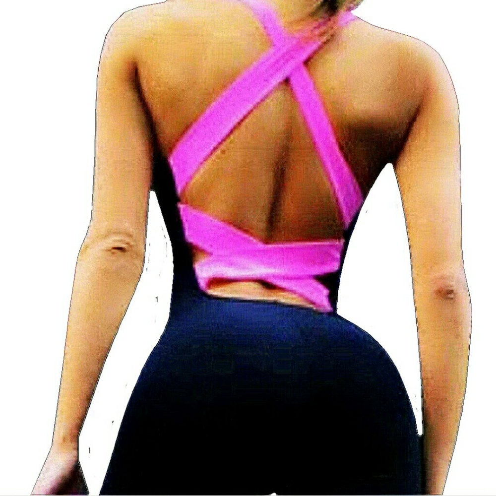 BRAND NEW NO TAGS BLACK ONE PIECE WORKOUT ONESIE - Picture 2 of 2